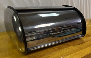 Retro Simpli-Magic Edelstahl Schiebetür Brotkasten 17"x10,5"x7,5" in GC - Bild 1 von 15