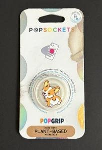 PopSockets PopGrip Cheeky Corgi Dog PopTop Phone Grip Swappable Top BRAND NEW - Picture 1 of 7