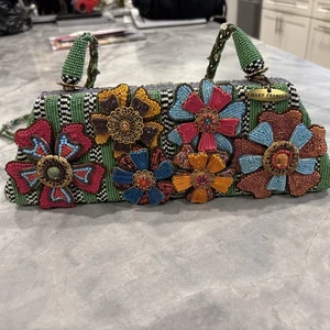 Mary Francis Shoulder Handbag NWOT STUNNING BOHO STYLE HEAVILY BEADED - Picture 1 of 10