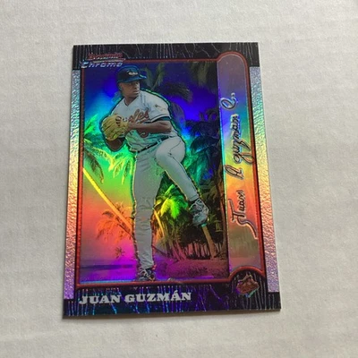 1999 Bowman Chrome International Refractor /100 Juan Guzman  #47 SP - Image 1 of 4