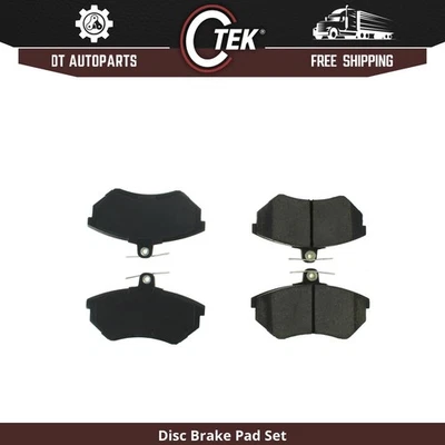 Para 1993-1998 Volkswagen Golf | Pastilhas de freio a disco dianteiras centrais | Semi-metálicas - Imagem 1 de 4