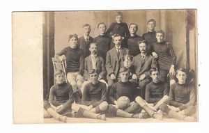 Vintage Postcard 1907 - Clinton College Team wins The Hough Cup, Ontario, Canada - Bild 1 von 2