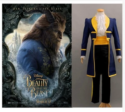 La Bella y la Bestia Príncipe Adán Disfraz Carnaval Baile Fiesta Venta Foto 1 de 4