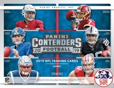 New England Patriots 2019 Panini Contenders Hobby Football 1/3 Case 4Box Break
