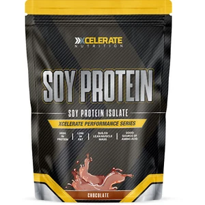 XCelerate Nutrition Soy Protein 1kg/2kg/5kg Vegan protein Powder All Flavours - Picture 1 of 12
