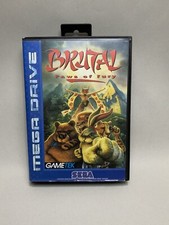 Brutal: Paws of Fury Sega Mega Drive Game Videogame OVP RARE RARE