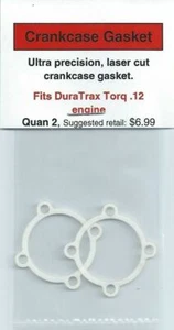 DuraTrax Torq .12 Crankcase Gasket 2 Pack NIP - Picture 1 of 1