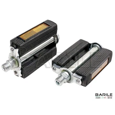 BARILEAGRIBIKE Coppia Pedali Bici Graziella - Olanda - R (Freni a Bacchetta) - Epoca Nero UNION