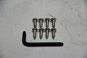 Anti-Theft Security Screws for CADILLAC FRONT & REAR License Plate - Picture 1 of 1