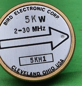 Bird 43 WattMeter Element 5KH1 5 KILOWATT 2-30MHz - Zdjęcie 1 z 1