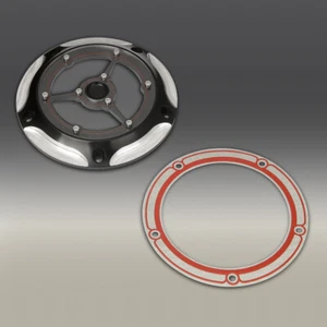 Cubierta Derby Borde CNC Corte Claridad 5 Agujeros para Harley FLHR Street Glide FLHX 06-15 - Imagen 1 de 5
