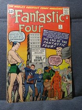 Fantastic Four 9 | 3rd Sub-Mariner in the Silver Age by Lee & Kirby | VG