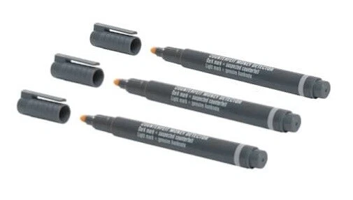 3x Safescan Geldscheinprüfer Geld Geldscheinprüfstift Prüfstift Flaschgeld II - Bild 1 von 1