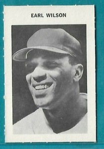 EARL WILSON 1968 Milton Bradley baseball card EX DETROIT TIGERS
