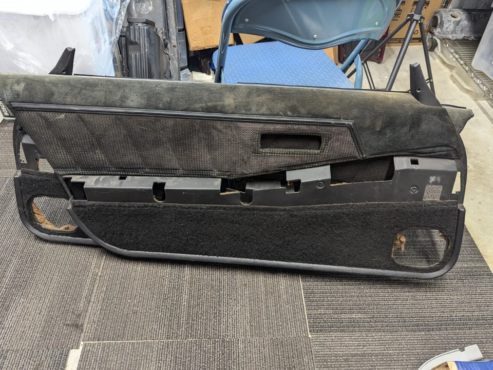 Dodge Daytona Turbo Z Chrysler Laser Black Door Panels - Image 1 of 4