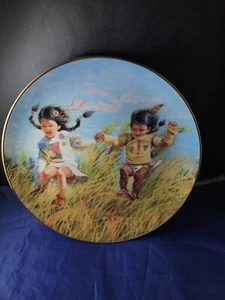 1992 "Playtime" CHILDREN OF THE PRAIRIE PLATE COLLECTION by Perillo - Picture 1 of 4
