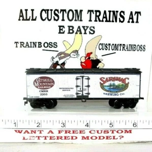 HO SCALE CUSTOM LETTERED SARANAC BEER REEFER LOT B6🍺🍺🍺 - Bild 1 von 13