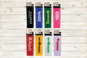 100 ACCENDINI personalizzati stampa color LOGO gadget promo pubblicità aziendale - Foto 1 di 1