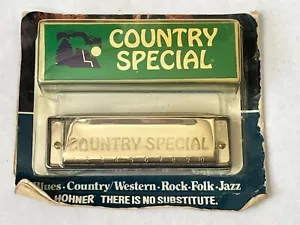 VINTAGE NOS Hohner COUNTRY SPECIAL 10 Hole Original Box-SEALED PACKAGE!!!!!! - Picture 1 of 5
