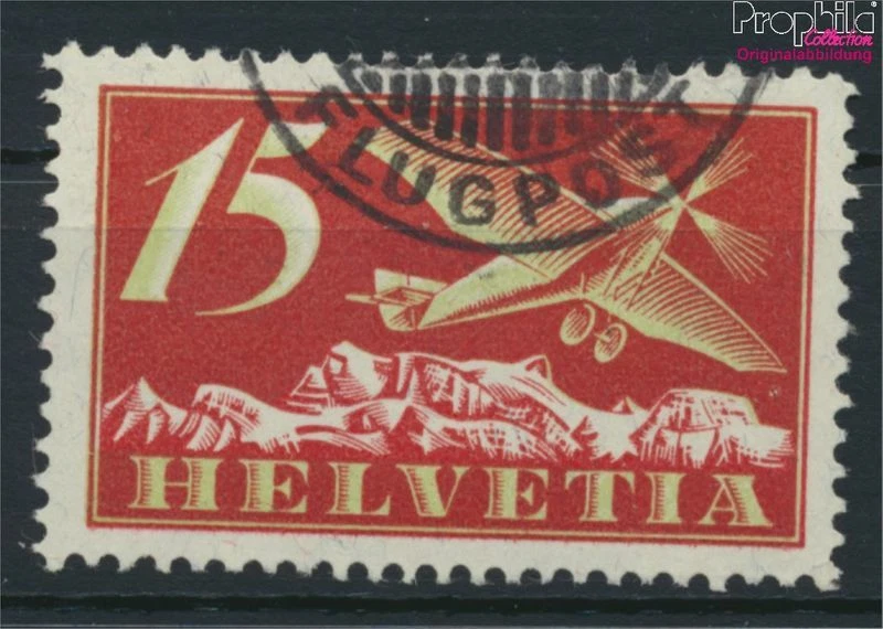 Suiza 179I, roto ciclista usado 1923 Correo aéreo (9045634 - Imagen 1 de 1
