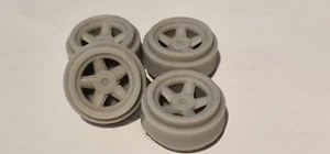 SCALEXTRIC 1/32 Scale Brand New 3D Printed 5 Spoke Revolution wheels. x4 - Picture 1 of 3