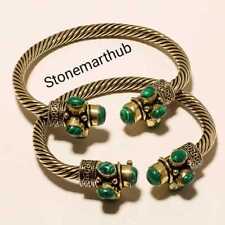 Brass Malachite Fashion 2pcs Bracelets Jewelry SMD53