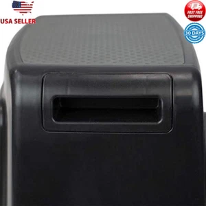 Lightweight Step Stool Adults Kid Non Slip Rubber Treads Compact Storage Plastic - Picture 1 of 4