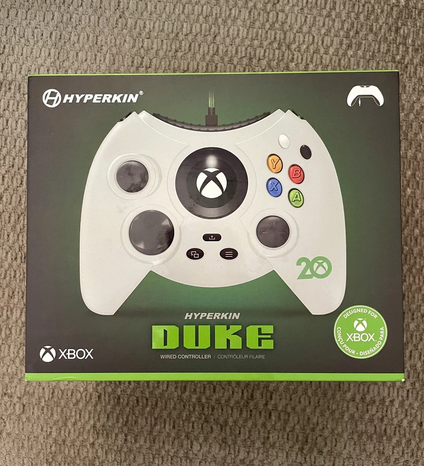 Hyperkin Duke Wired Controller Xbox 20th Anniversary Limited Edition White - Image 1 of 4