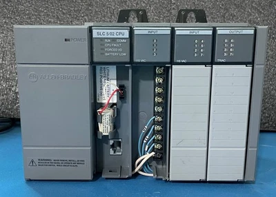 ALLEN BRADLEY SLC500 5/02 1746-A4 Rack con Módulos Enchufables - Sin Probar Foto 1 de 4