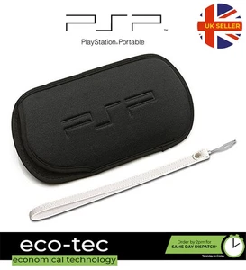 Soft Neoprene Cloth Protective Sock Pouch Case Cover & Wrist Strap for Sony PSP - Picture 1 of 4