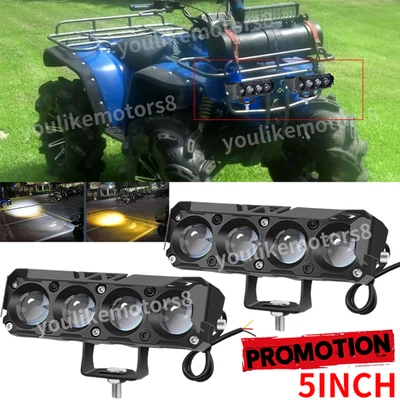 Fit 1994-2000 Honda FourTrax 300 LED Work Fog Light Spot Flood Headlight 5''INCH - Изображение 1 из 4