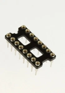 10 Each Machine 16 Pin Sockets. RAM - 4116 - Commodore, Atari, Ti-99/4a,Trs-80 - Picture 1 of 2