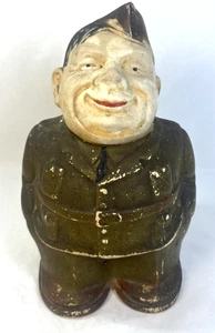 Vintage WWII BUD THE SOLDAT Keksdose Robinson-Ransbottom Pottery Company - Bild 1 von 19