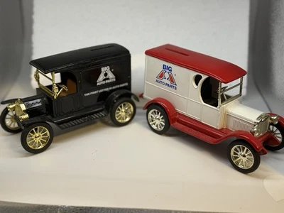 LOT OF 2 ERTL 1917 AND 1923 PRE OWNED BIG AUTO PARTS BANKS - Image 1 of 3
