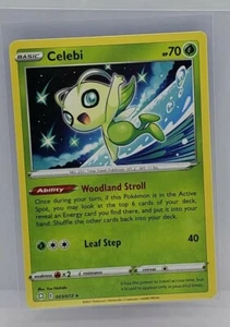 Celebi 3/72 Rare Shining Fates Pack Fresh Pokémon Card - Picture 1 of 2