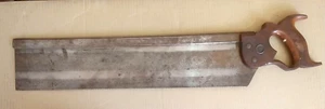 Antique Disston # 4 Mitre-Box Saw Backsaw 20” 11 Point 13/16 1896-1917 Medallion - Picture 1 of 20