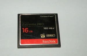 SanDisk 16Gb Compactflash Memory Card 160Mb/s - Picture 1 of 1