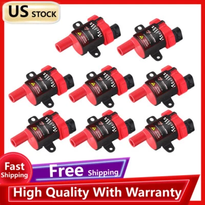 8PCS Ignition Coils for GMC 6.0L Savana 3500, Sierra 2500 HD, Sierra 3500, Yukon - Image 1 of 4
