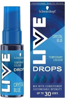 Schwarzkopf LIVE Colour Drops Temporary Colour Hair Dye, Orchid Purple x2 - NEW - Image 1 of 4