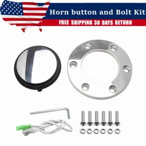 Horn button and Bolt Kit Set for Grant Classic Style Wood Grain Steering Wheel - Picture 1 of 5