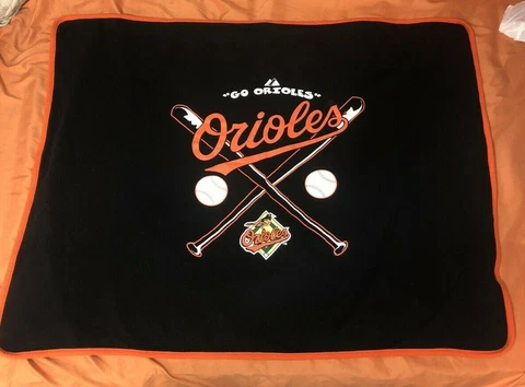MLB Baltimore Orioles Baby Infant Terry Cloth Bath Towel Cover