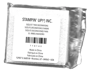 Sizzix Stampin Up Baumschmuck 118140 Sternschmuck Knolle - Bild 1 von 12