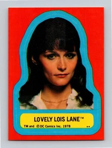 Lovely Lois Lane Red Border 1978 Topps Superman Stickers #NNO NM+ - Picture 1 of 2