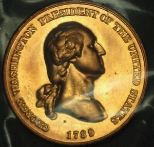 US Mint Bronze Presidential Medal of GEORGE WASHINGTON sealed NM/VF - Picture 1 of 3