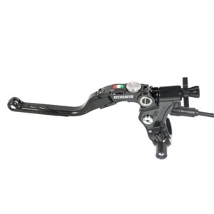 Comando frizione Accossato 24mm leva lunga nera Revolution micro+supporto M10 - Foto 1 di 7