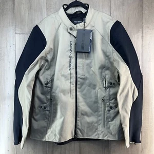 Harley-Davidson Men's Piledriver 2.0 Textile Riding Jacket Tan Medium 98135-24VM - Picture 1 of 15