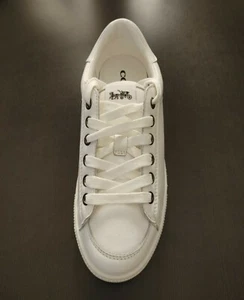 Coach Porter Sneakers Damen Freizeit Gehen weiß LEDER GRÖSSE WÄHLEN neue Schuhe - Bild 1 von 8