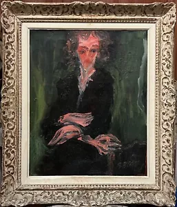 Chaim Soutine (1893–1943) – PORTRAIT OF A WOMAN EXPRESSIONSIT OIL PAINTING - Picture 1 of 7