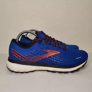 Brooks Ghost 13 Running Shoes Mens Size 8 Blue Red White Medium D Width Casual - Picture 1 of 9