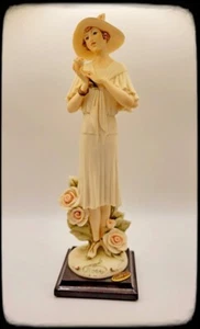 💥 1995 Florence Giuseppe Armani ROSE Sculpture 0351F 💥 - Picture 1 of 5